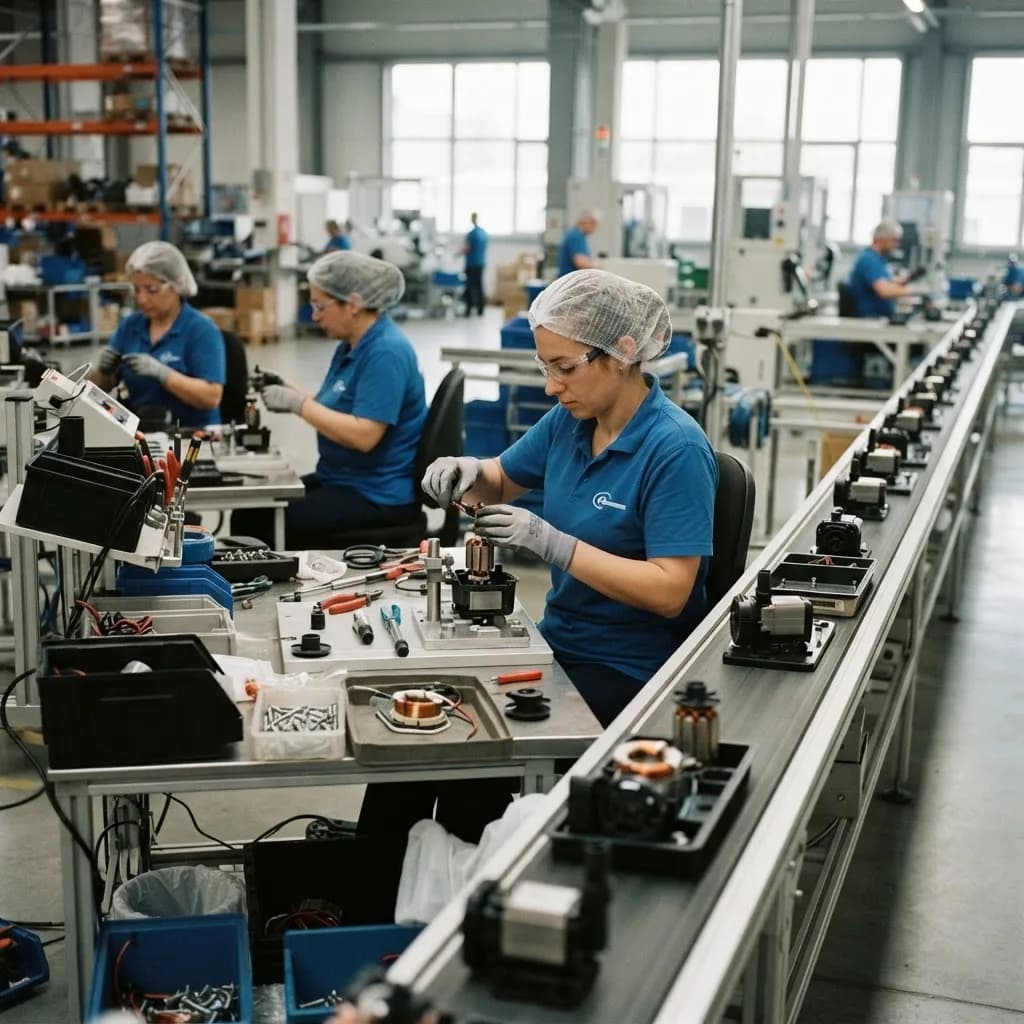 Three production facilities